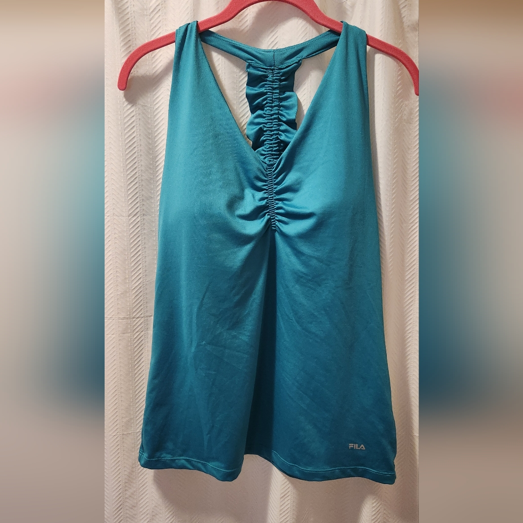 Fila Turquoise Tank Top, Large